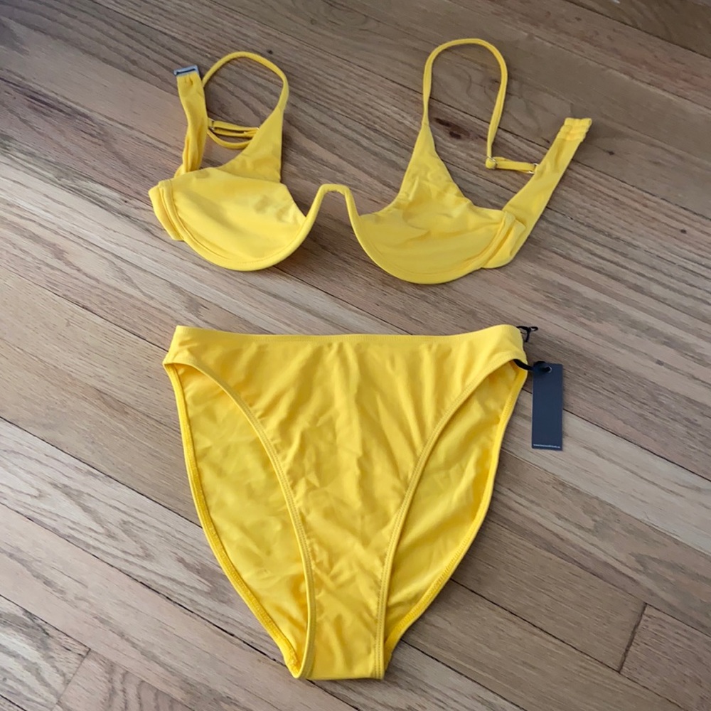 Lovers and Friends yellow swimsuit